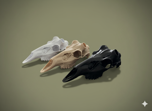 3D Printed Mule deer/whitetail skull