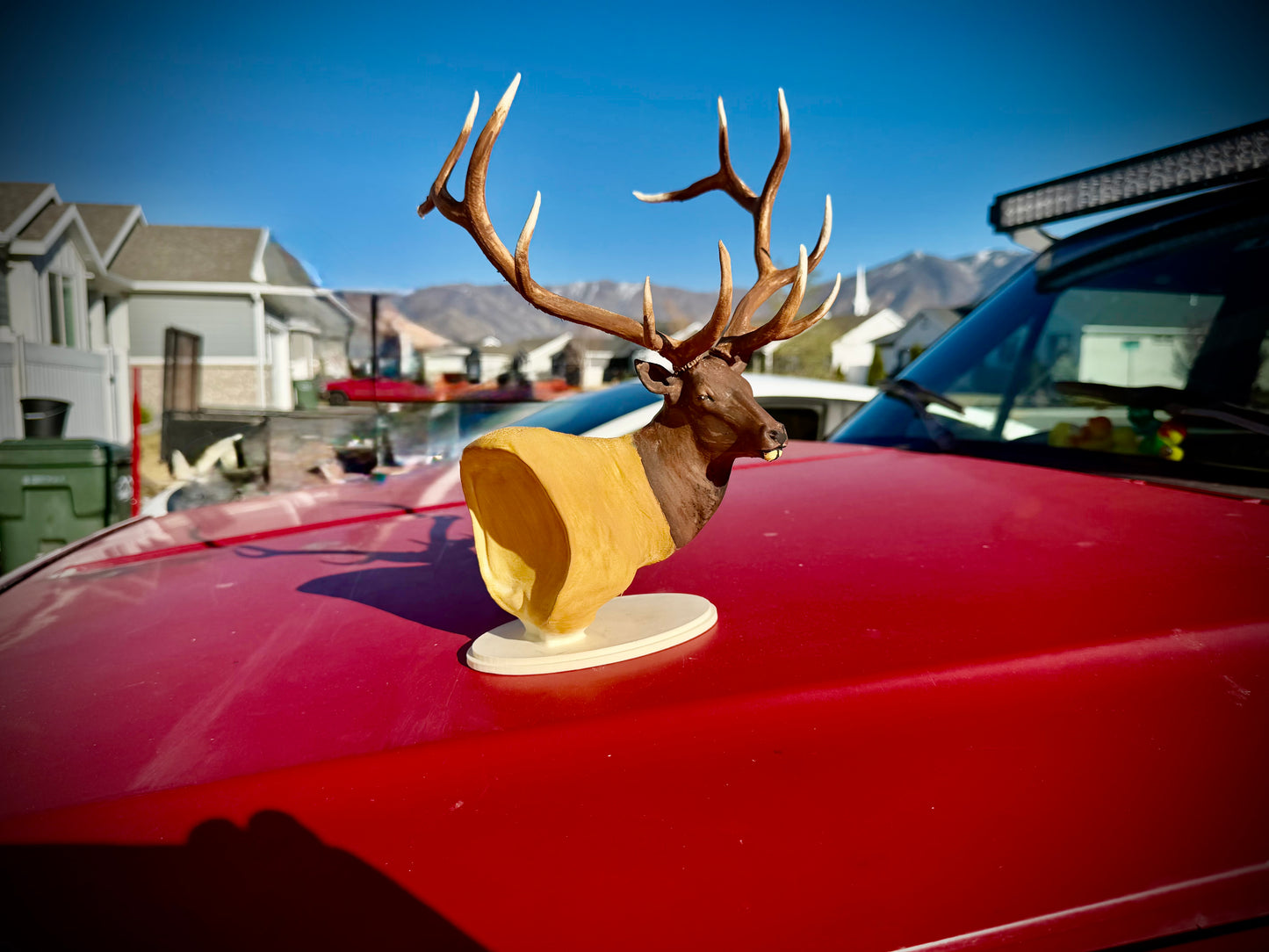 Elk sculpture